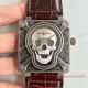 Replica Swiss Bell and Ross Aviation BR 01 Burning Skull 46mm Brown Leather Band Mens Watches (7)_th.jpg